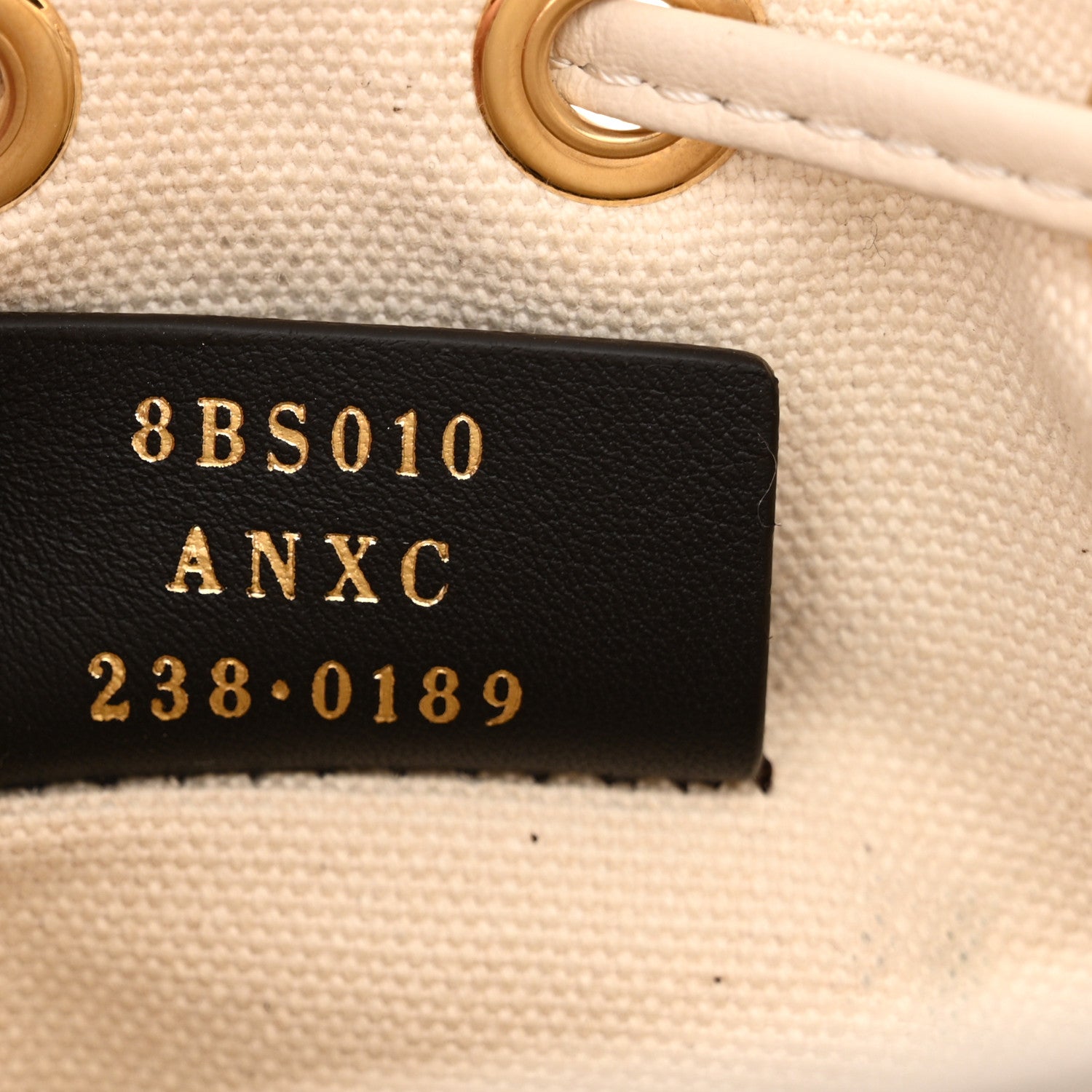 Fendi Canvas Vitello Grace F is Fendi FF Multicolor Embroidered Mini Mon Tresor Bucket Bag Grezzo Multicolor Latte 7 of 15