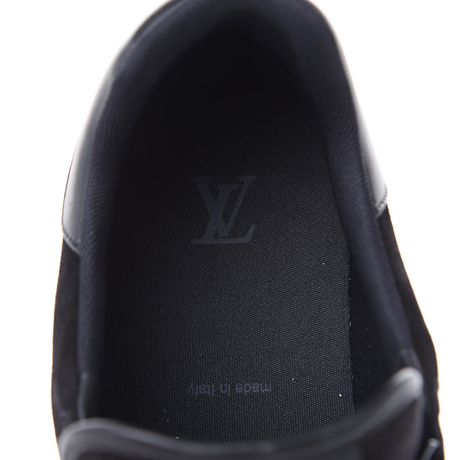 Louis Vuitton Suede Uniform Sneakers 11 Black 8 of 9