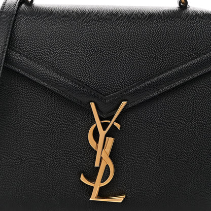 Saint Laurent Grain de Poudre Mini Classic Monogram Cassandra Top Handle Black 9 of 12
