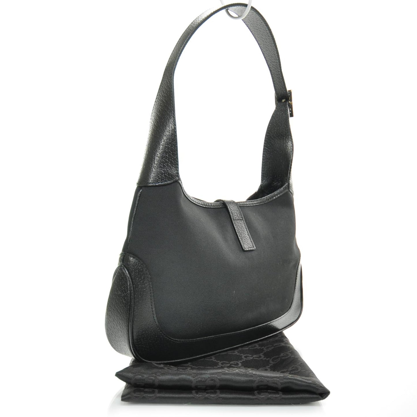 Nylon Small Jackie O Hobo Black