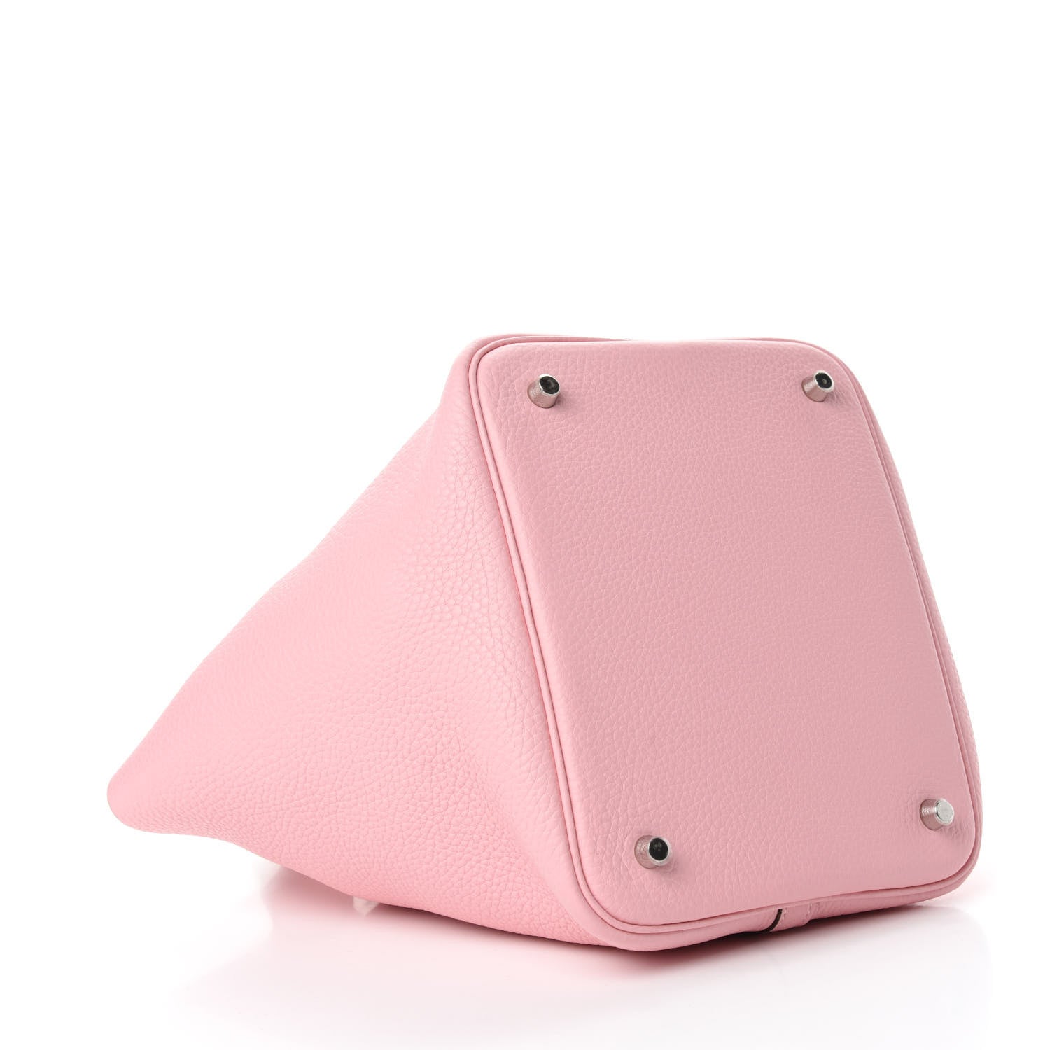 Hermes Taurillon Clemence Picotin Lock 22 MM Rose Sakura 4 of 11