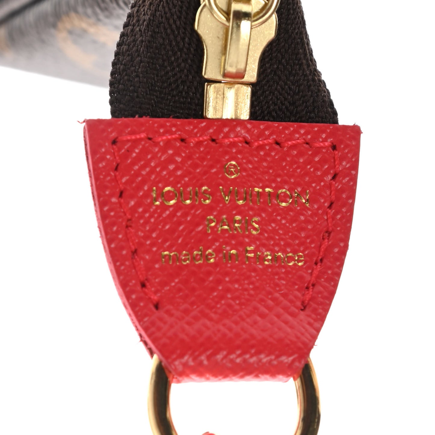 Monogram 2021 Christmas Animation London Mini Pochette Accessories Red