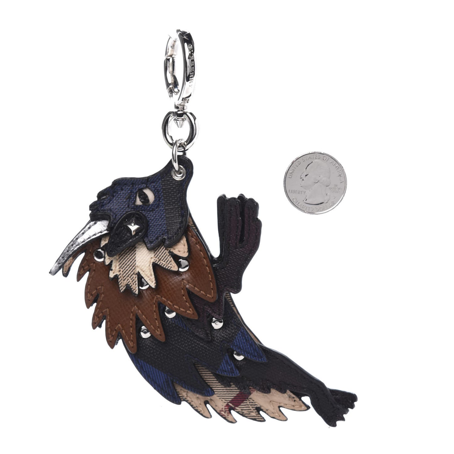 Calfskin Beasts Bull Key Charm Bright Lapis
