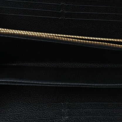 Louis Vuitton Empreinte Zippy Wallet Black 5 of 7
