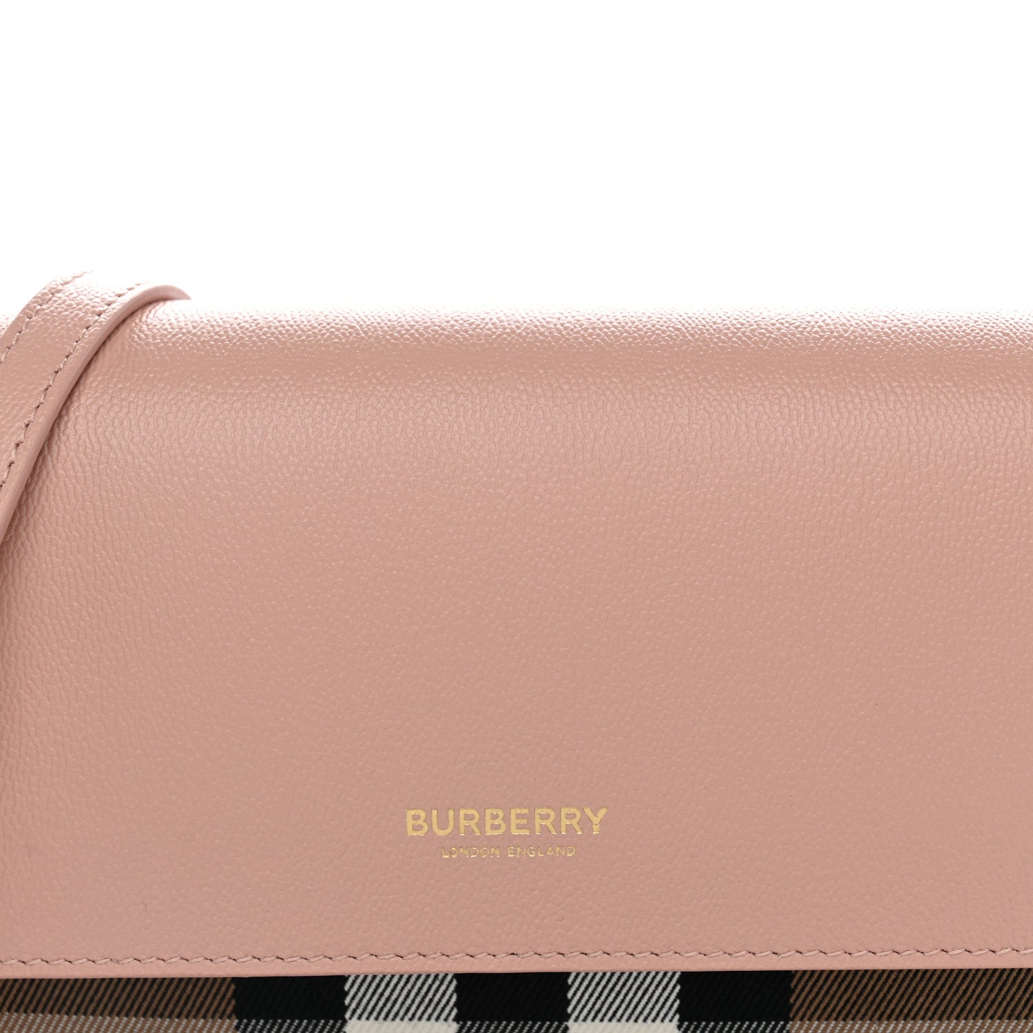 Burberry Grained Calfskin House Check Tartan Mix New Hampshire Dusky Pink 8 of 11