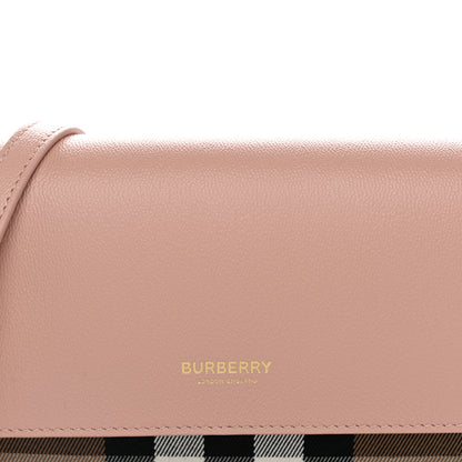 Burberry Grained Calfskin House Check Tartan Mix New Hampshire Dusky Pink 8 of 11