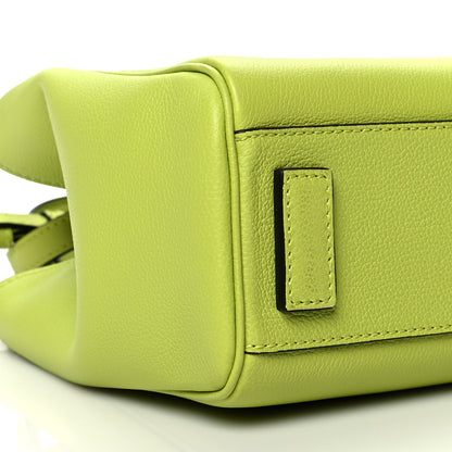 Versace Grained Calfskin Small La Medusa Chain Tote Citron 7 of 8