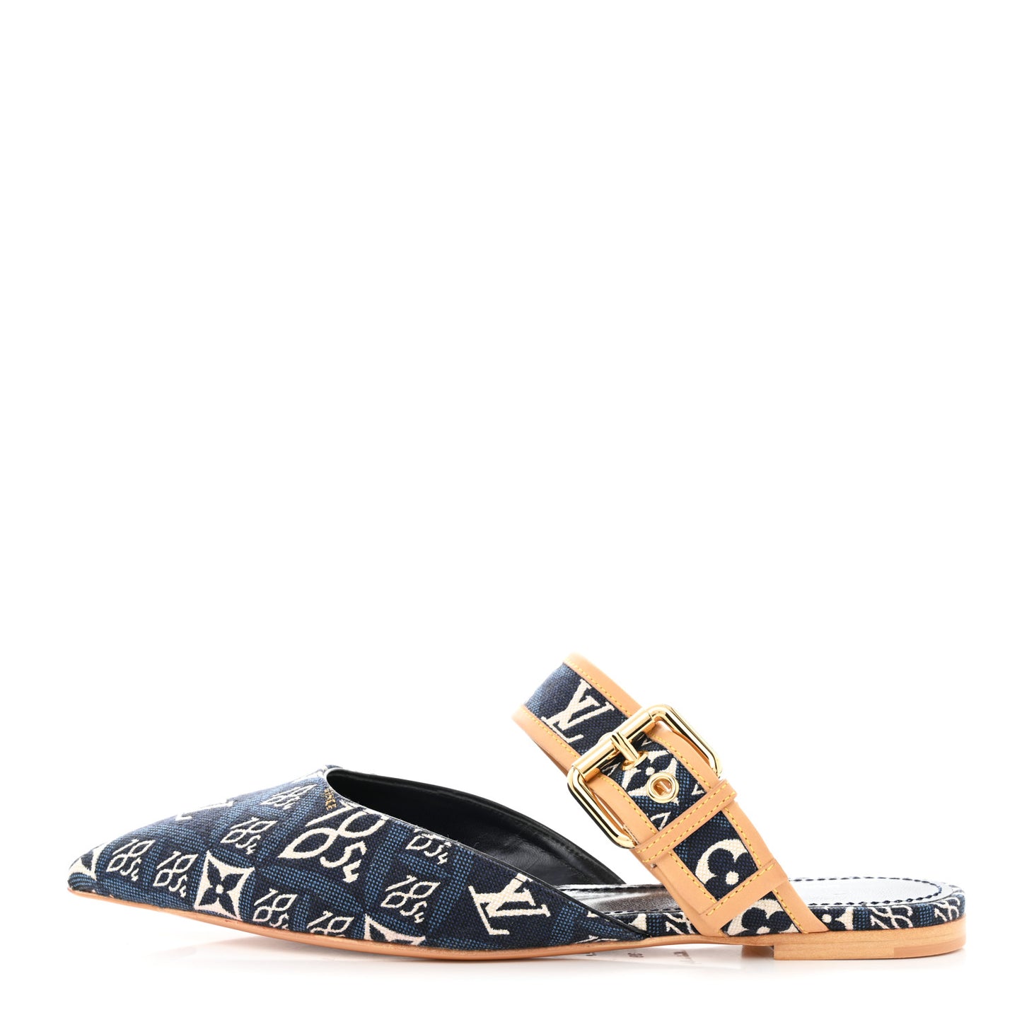 Jacquard Since 1854 Sofia Flat Mules 39 Blue