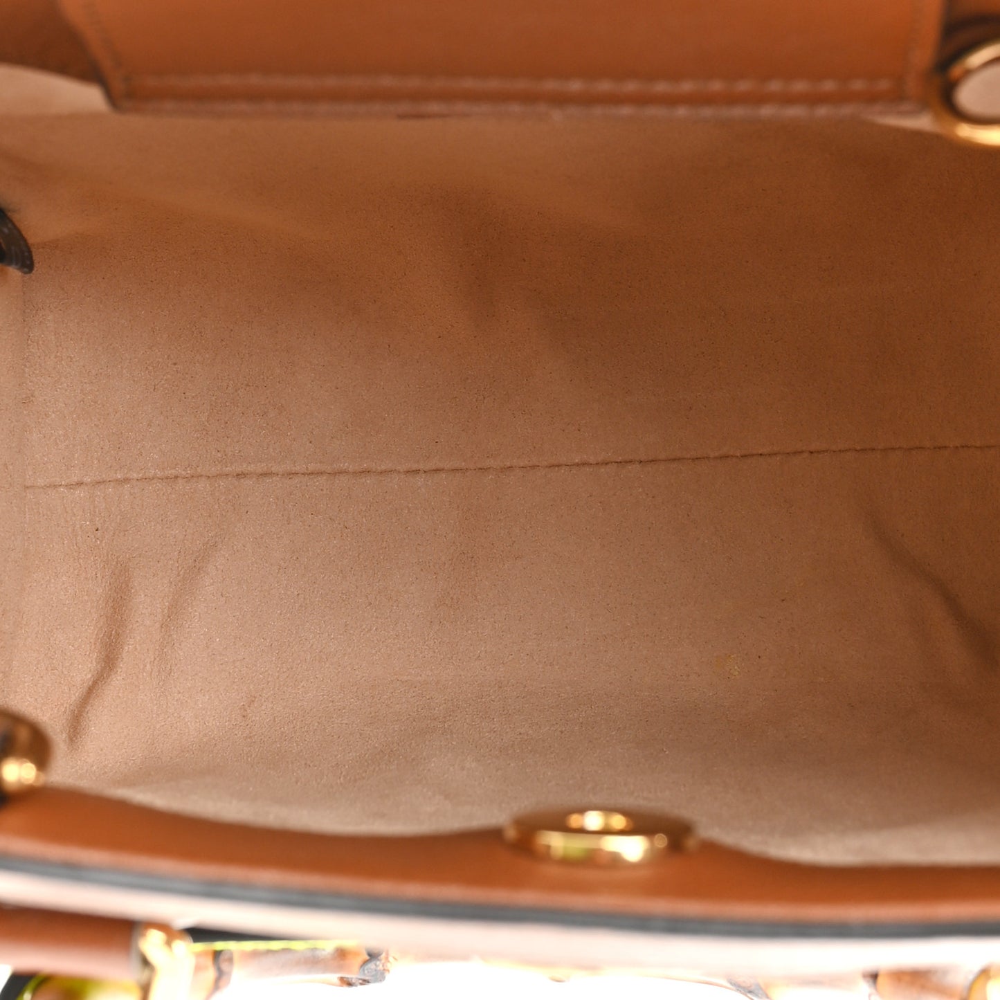 Wonka Grain Calfskin Mini Diana Tote Bag Cuir Yellow Fluo