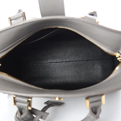 Saint Laurent Calfskin Monogram Baby Cabas Fog 4 of 9