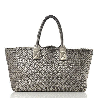 Bottega Veneta Intrecciato Medium Cabat Platino Ossidato 3 of 23