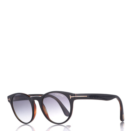 Tom Ford Palmer Round Sunglasses TF522 Tortoise Black 1 of 9