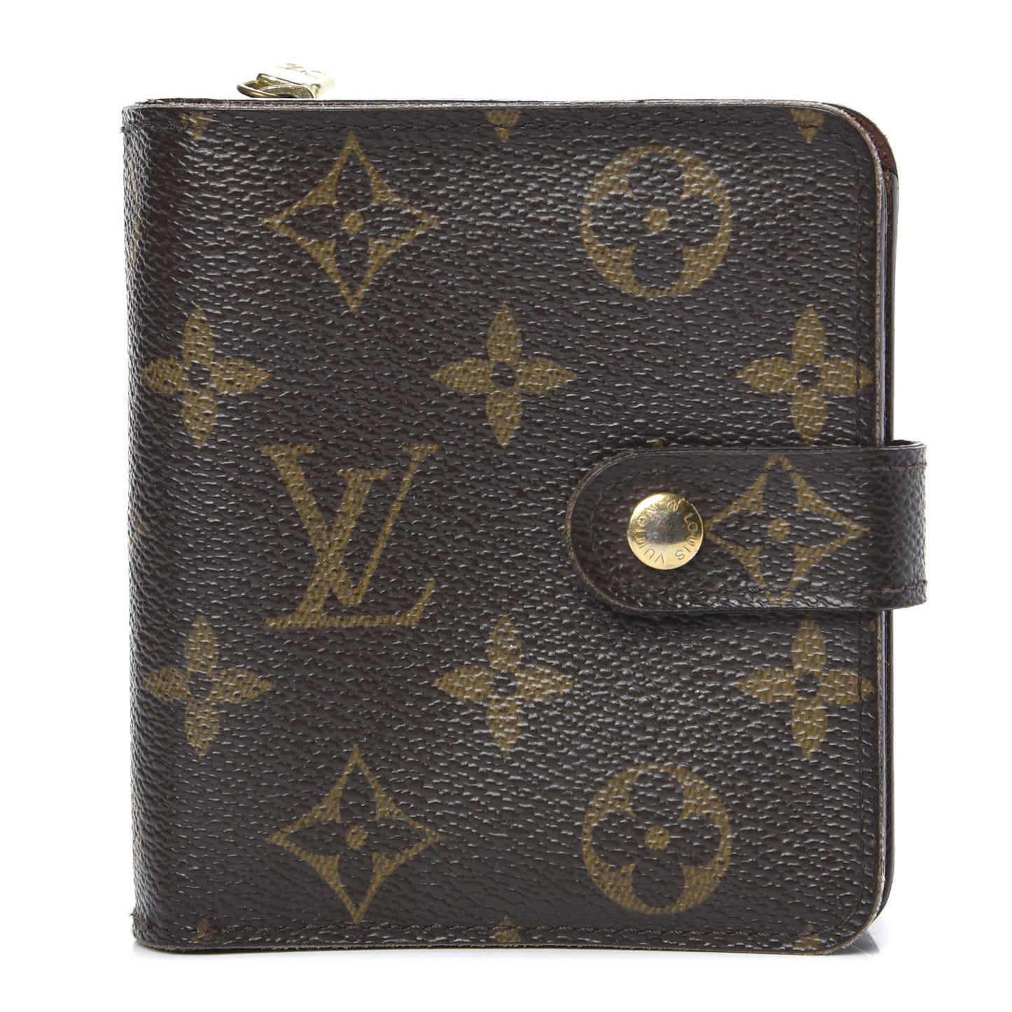 Monogram Compact Zippe Zipped Wallet