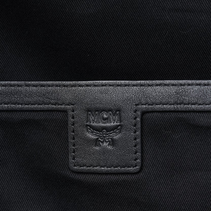 MCM Nylon Monogram Stark Classic Backpack Black 5 of 16