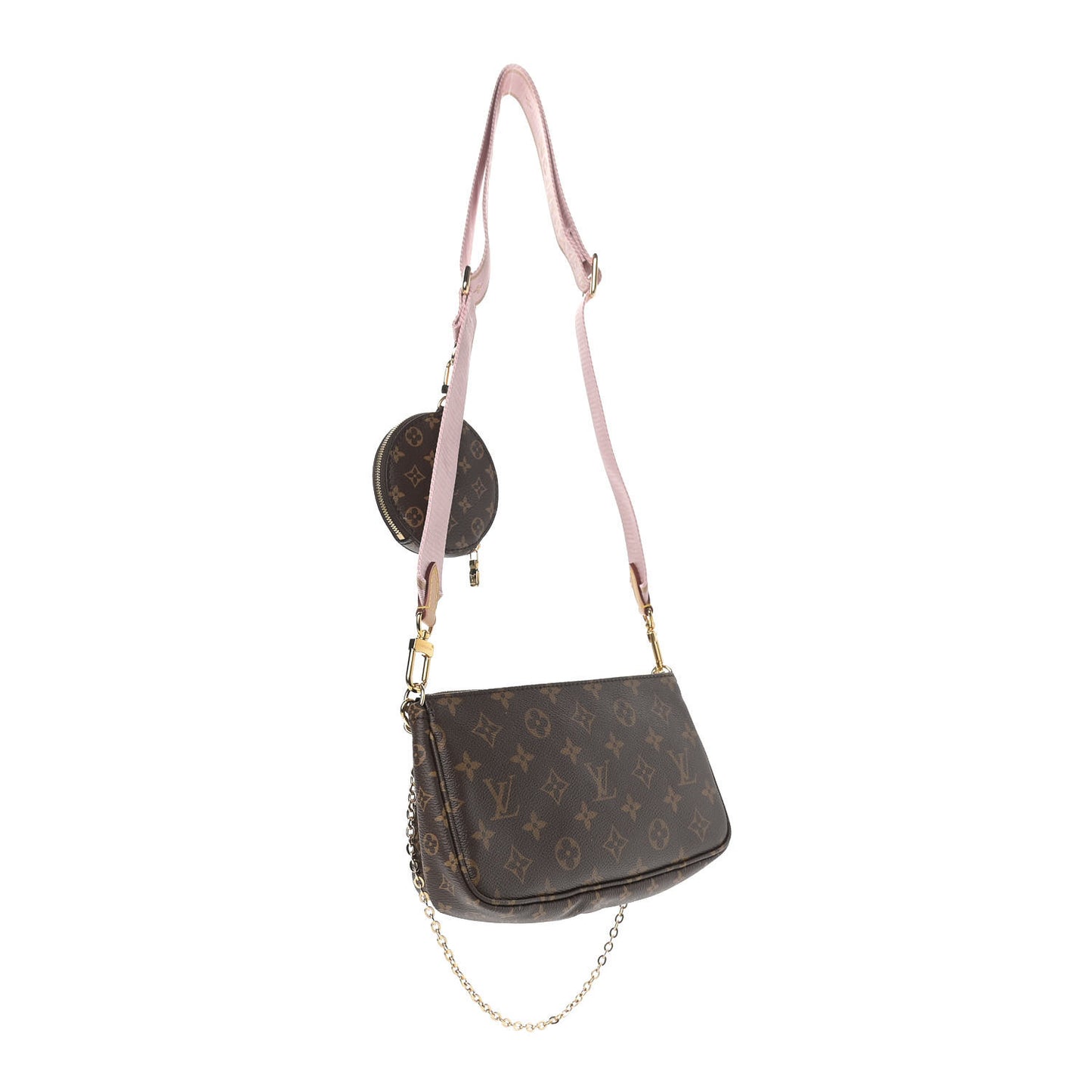 Monogram Multi Pochette Accessories Rose Clair