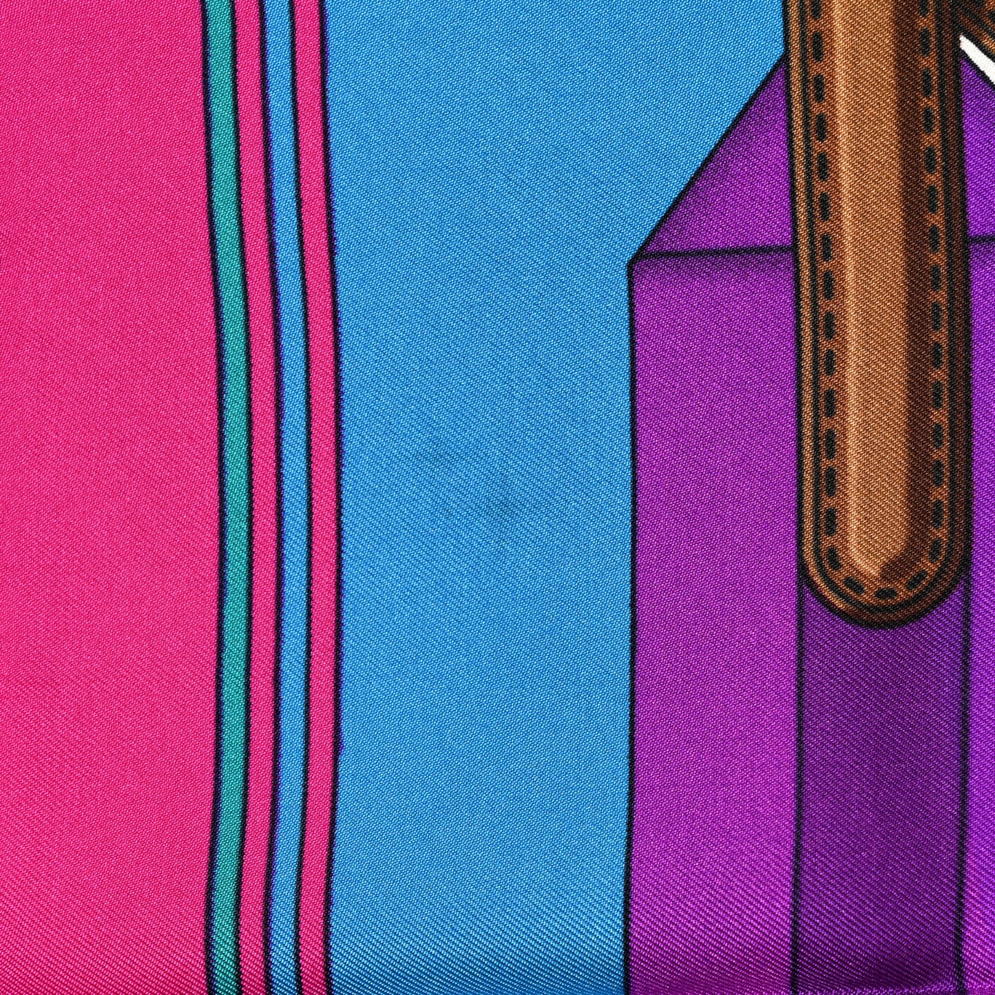 Silk Les Sangles Scarf 90