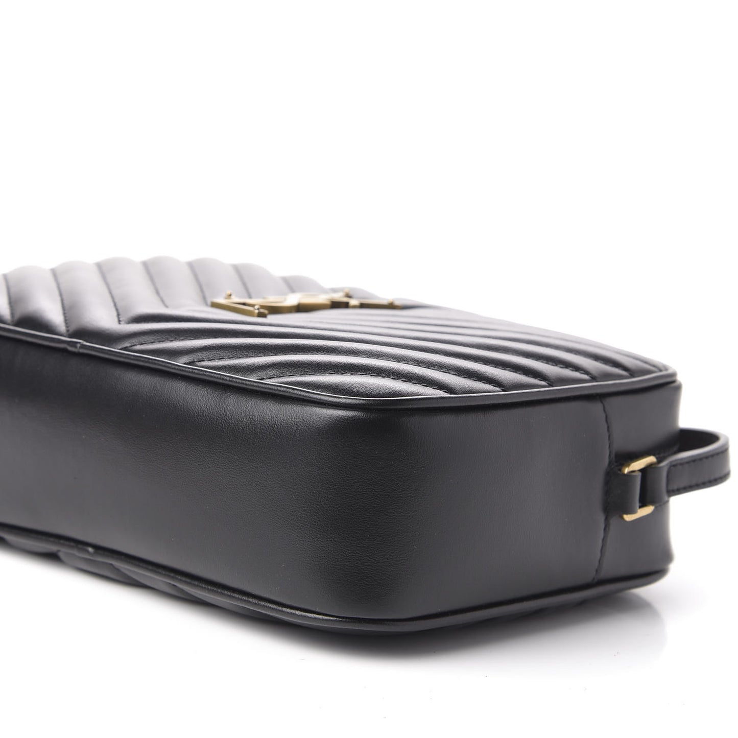 Calfskin Matelasse Monogram Lou Camera Bag Black
