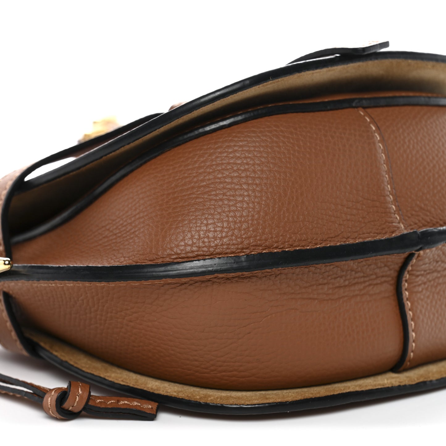 Calfskin Jacquard Mini Gate Dual Bag Tan