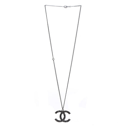 Chanel Ruthenium Camellia CC Necklace 3 of 6