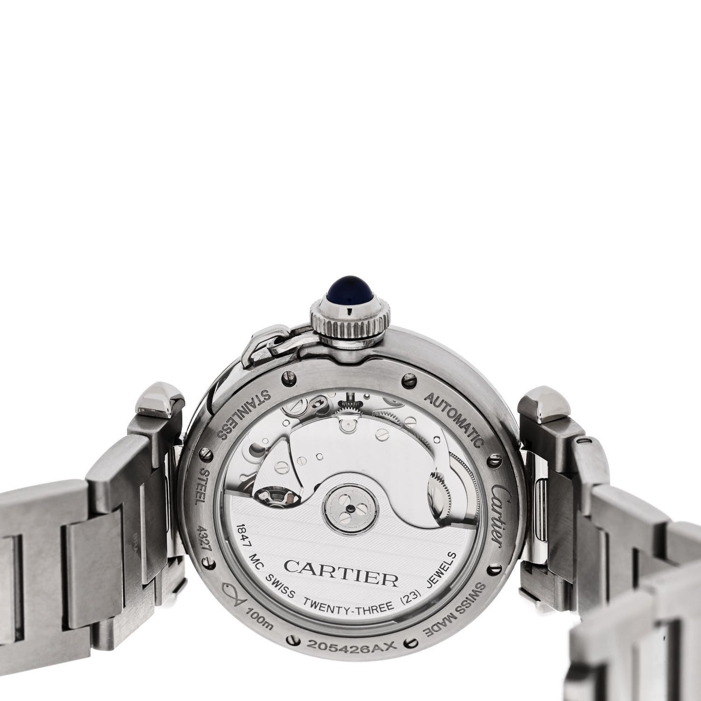 Stainless Steel 35mm Pasha C Automatic Watch Silver