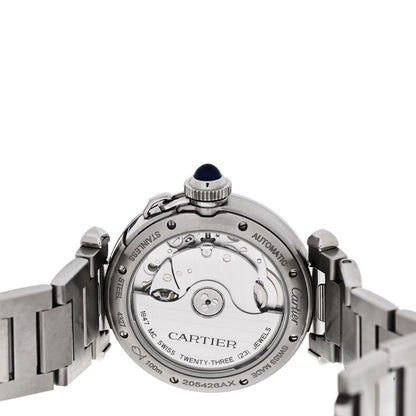 Cartier Stainless Steel 35mm Pasha C Automatic Watch Silver 4 of 5