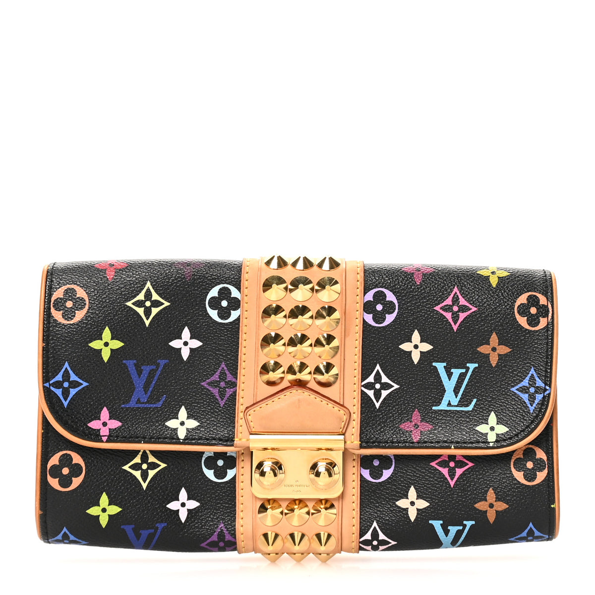 Monogram Multicolor Courtney Clutch Black