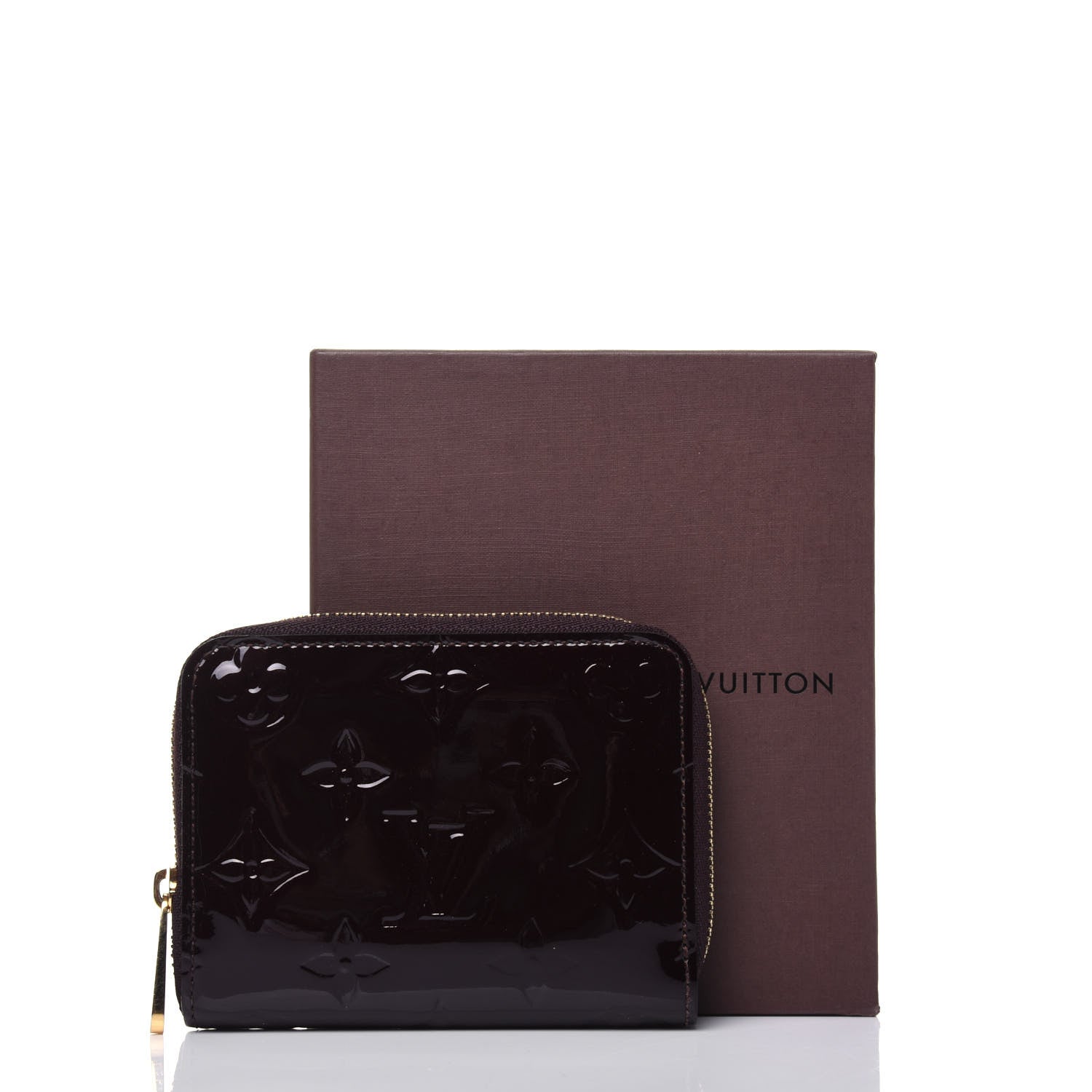 Louis Vuitton Vernis Zippy Coin Purse Wallet Amarante 17 of 17