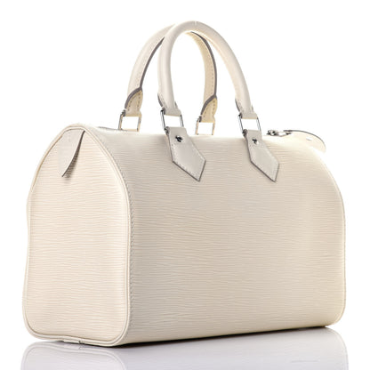 Louis Vuitton Epi Speedy 25 Ivory 3 of 9