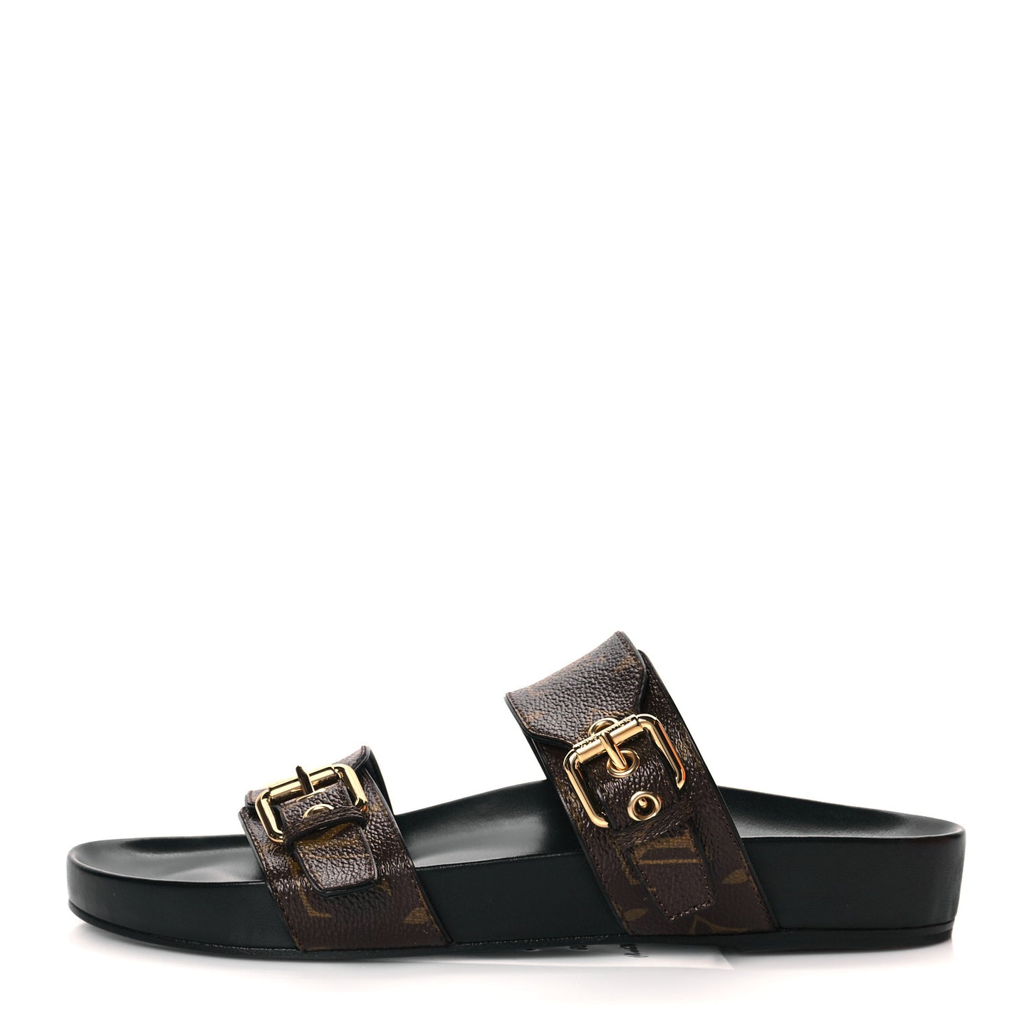 Monogram Bom Dia Mule Sandals 39 Black