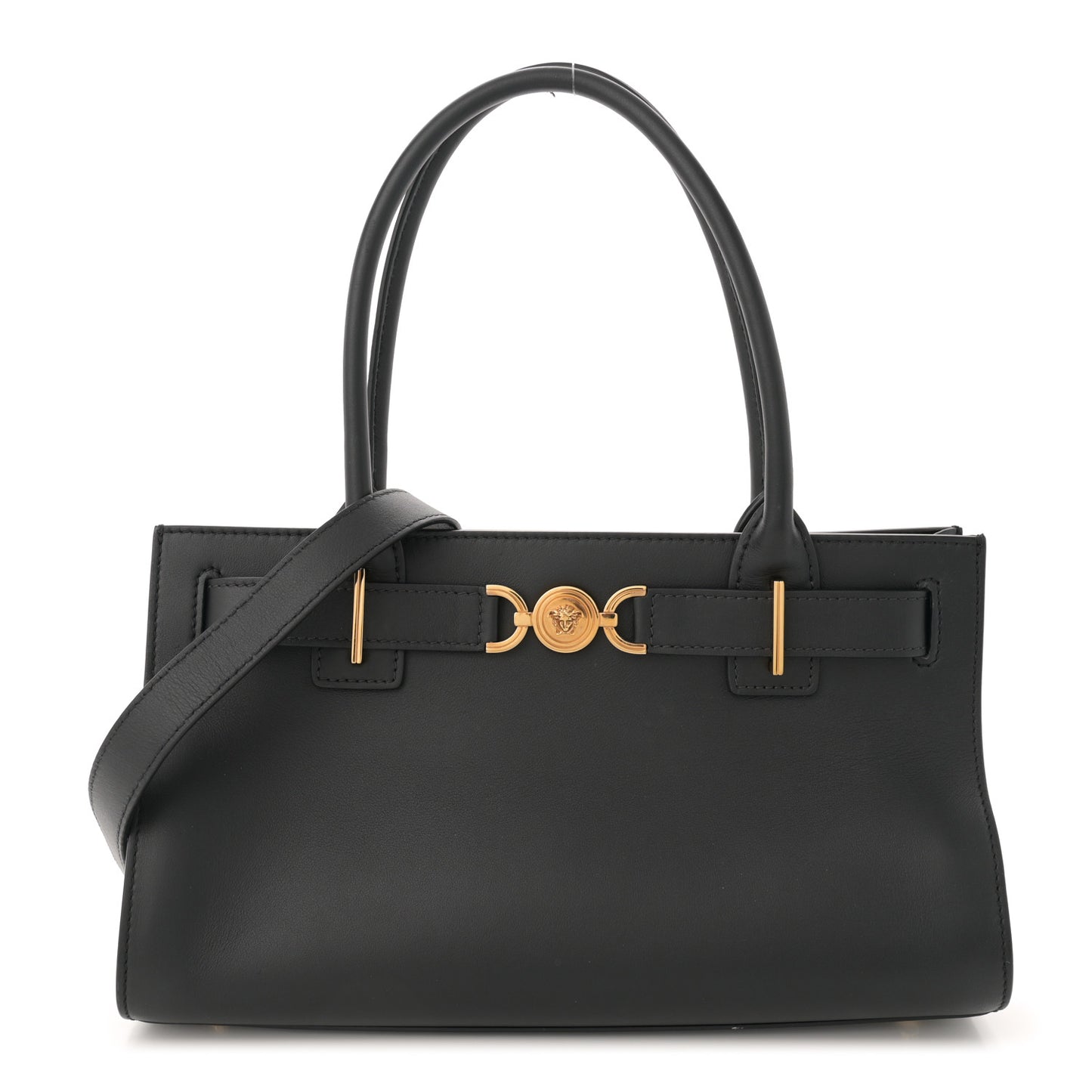 Calfskin Medusa '95 Tote Bag Black