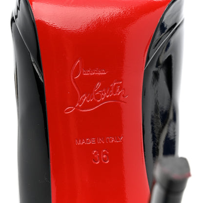 Christian Louboutin Patent Pigalle Plato 100 Pumps 36 Black 14 of 18