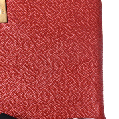 Chanel Caviar Lizard Quilted Mini Coco Handle Flap Red 12 of 13