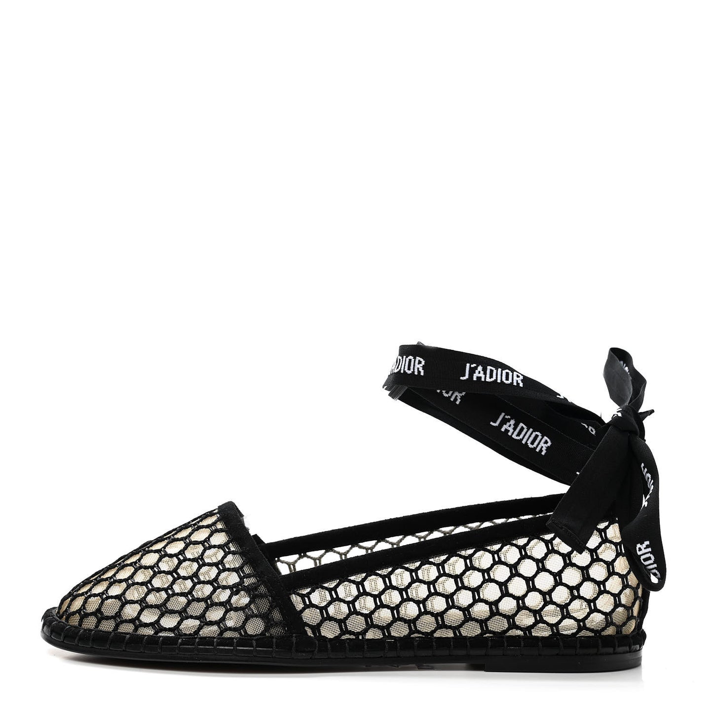 Suede Resille Nicely-D Ballet Flat 35 Black