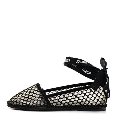 Christian Dior Suede Resille Nicely-D Ballet Flat 35 Black 1 of 8