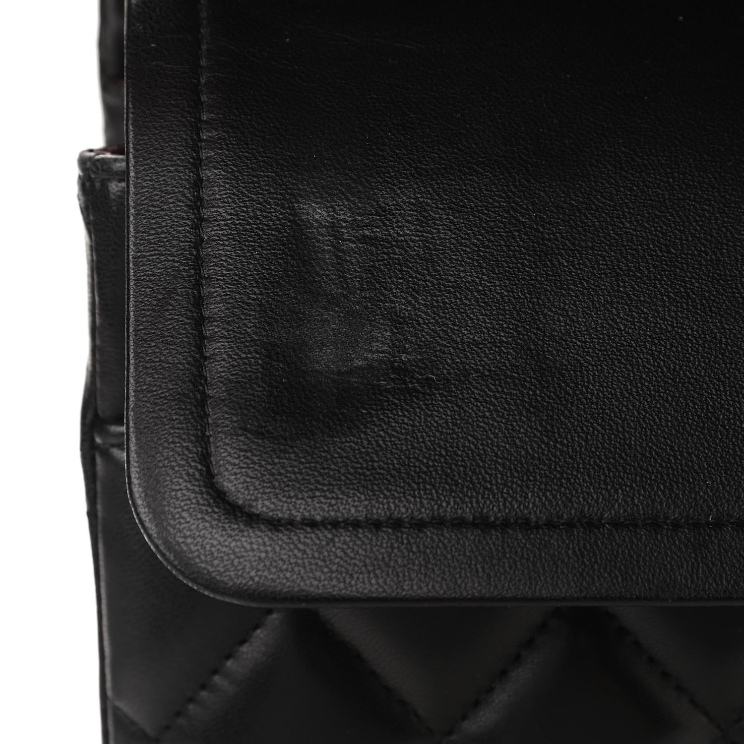 Chanel Lambskin Quilted Maxi Double Flap Black 11 of 13