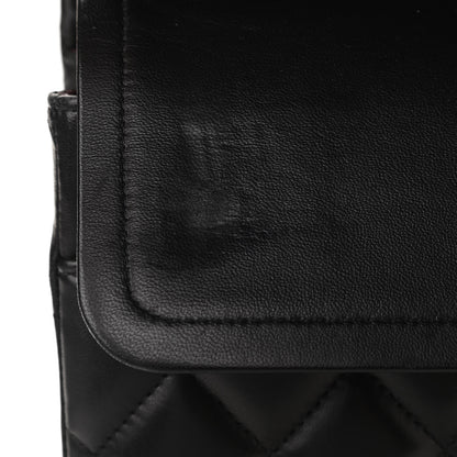 Chanel Lambskin Quilted Maxi Double Flap Black 11 of 13