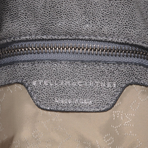 Faux Leather Shaggy Deer Falabella Gray