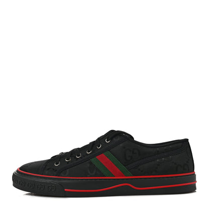 Gucci Econyl Nylon Web Monogram Off The Grid Mens 1977 Tennis Sneakers 11 Black 1 of 7