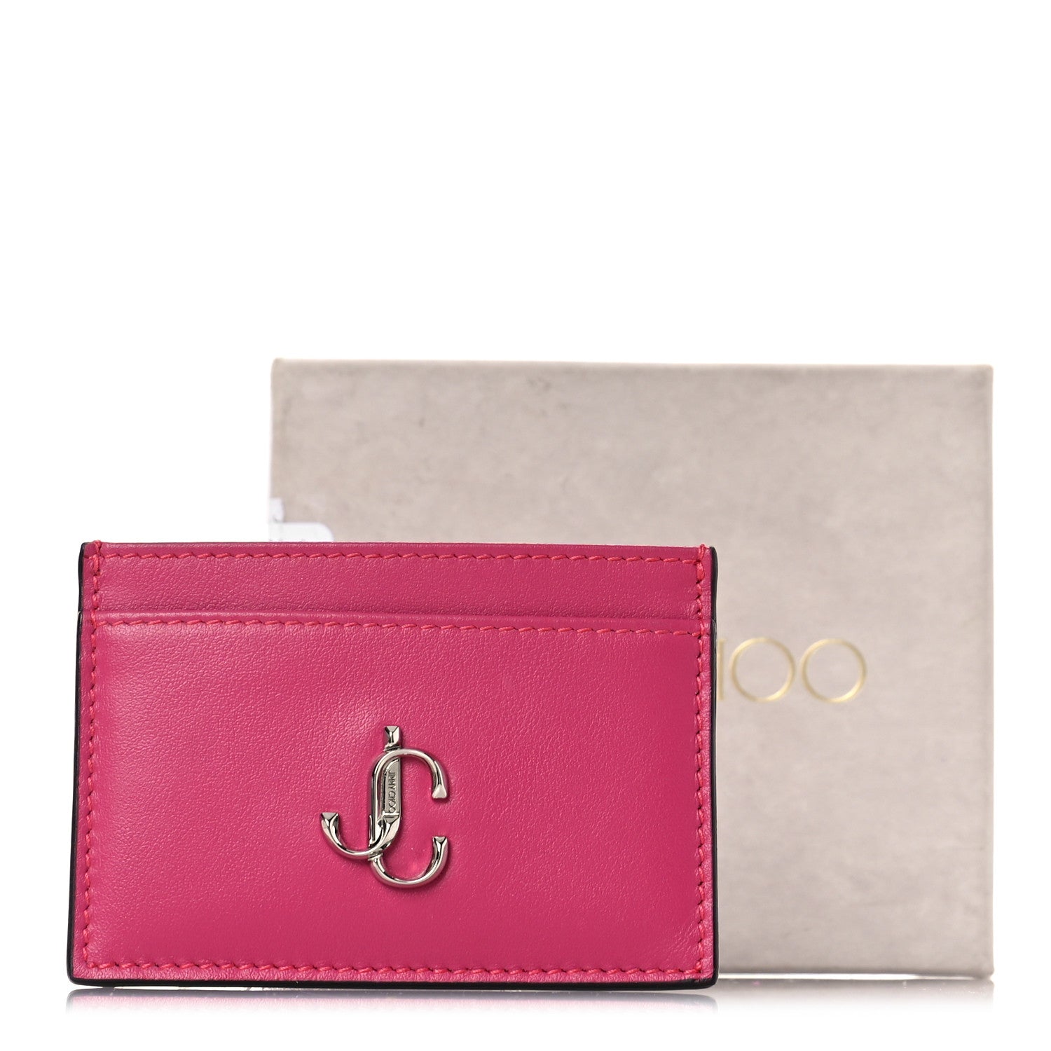 Jimmy Choo Smooth Calfskin Umika Card Holder Bubble 9 of 9