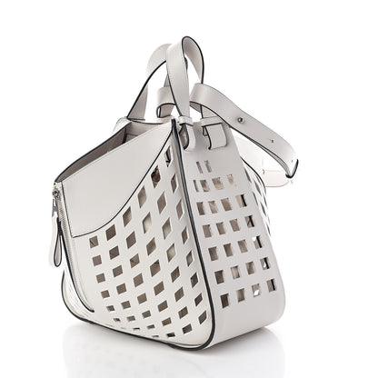 Loewe Calfskin Medium Tulip Hammock Shoulder Bag White 3 of 9