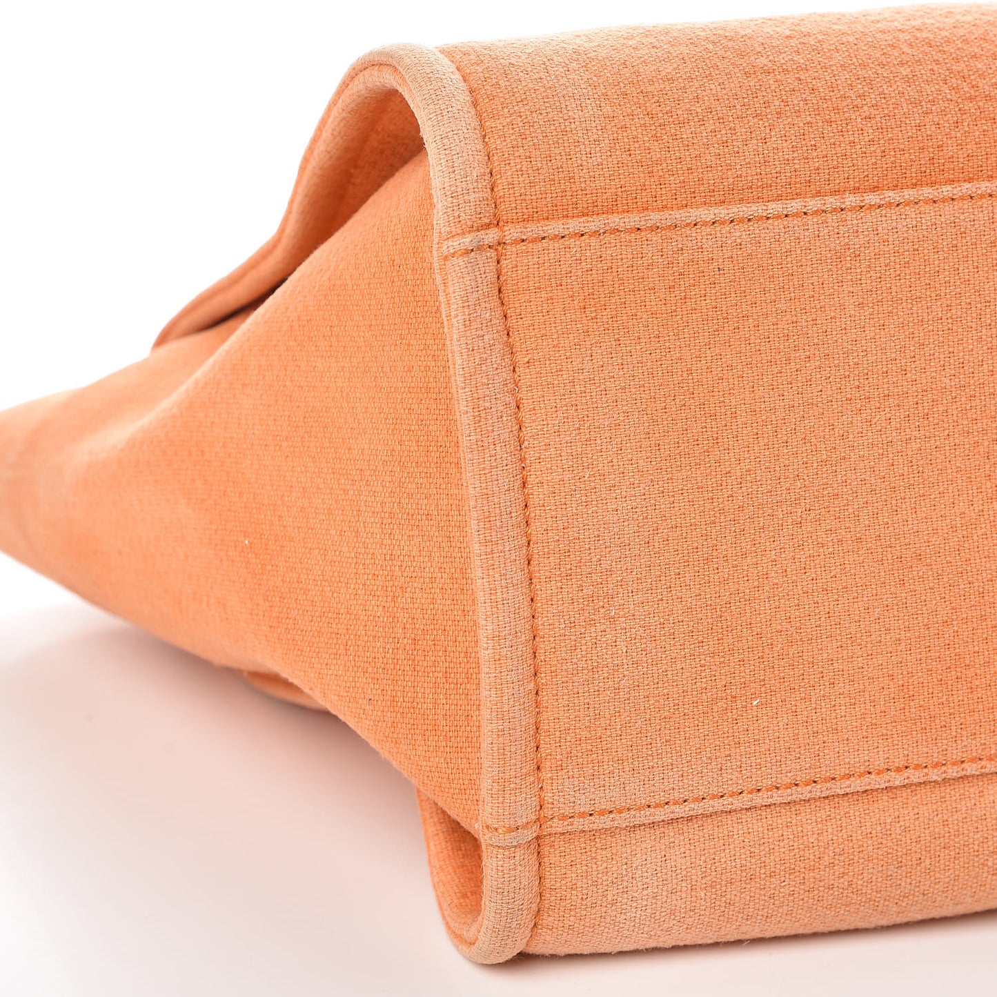 Canvas Large Deauville Tote Orange
