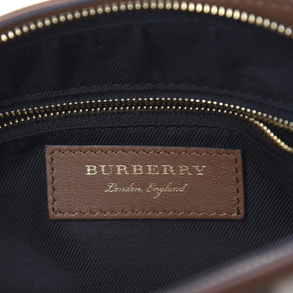 Burberry Horseferry Check Small Chichester Crossbody Clutch Bag Honey Tan 7 of 10