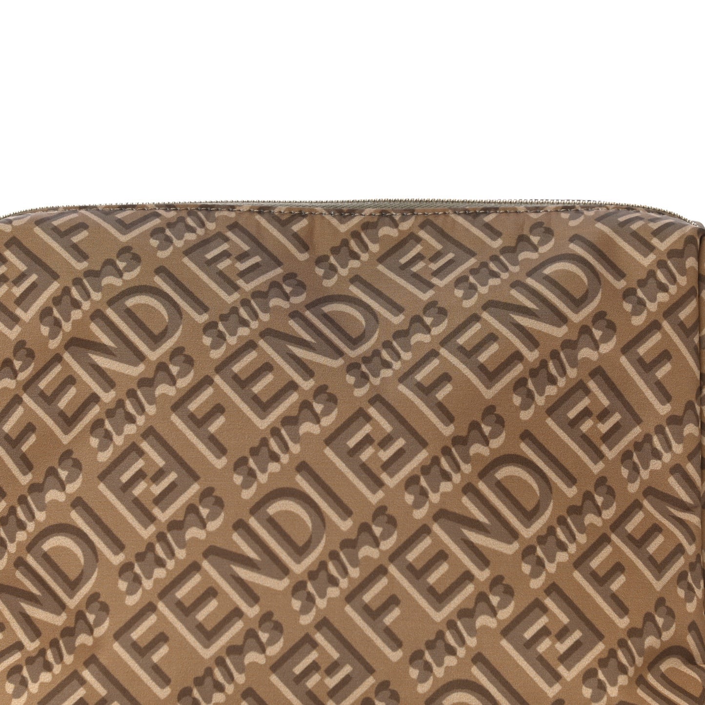X SKIMS Nylon Medium Trapezoid Beauty Pouch Sand