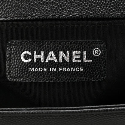 Chanel Caviar Quilted Medium Boy Flap Black 6 of 10