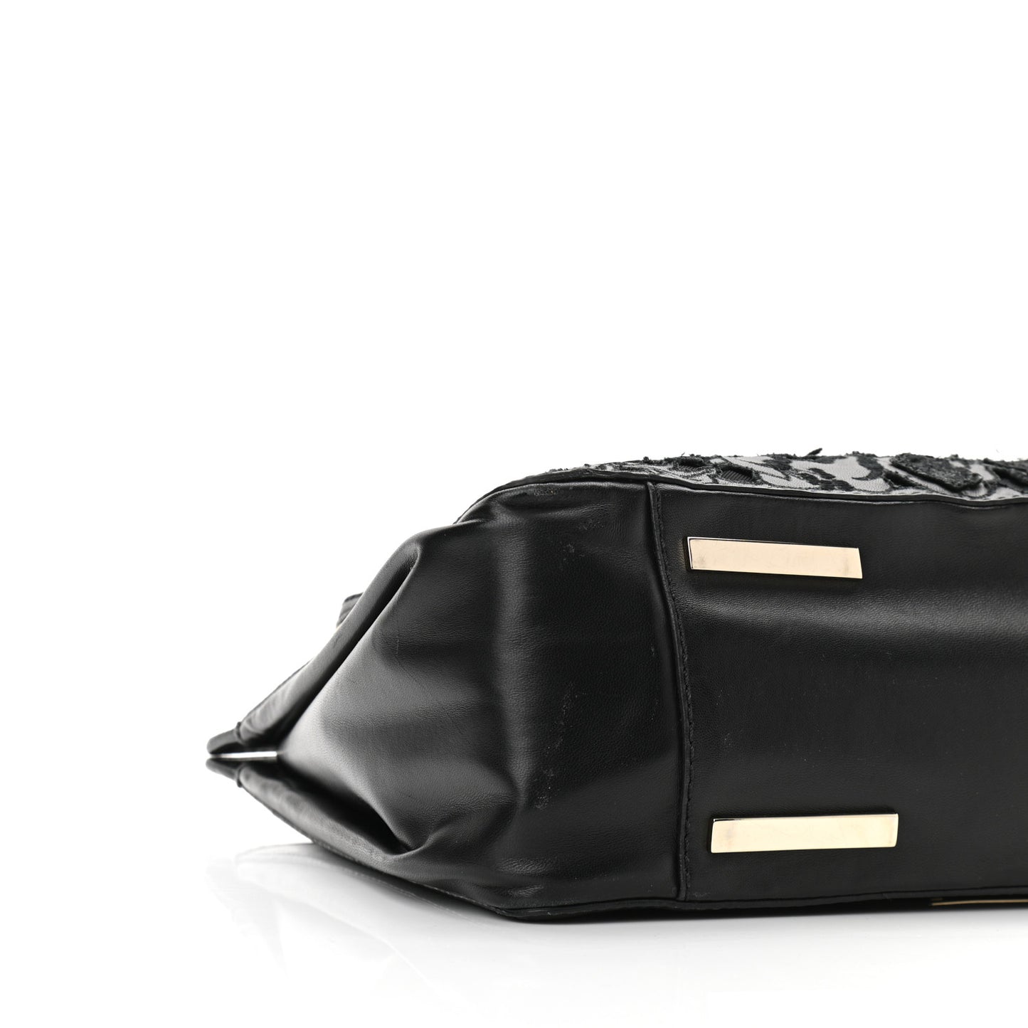Vitello Lace Demetra Satchel Black
