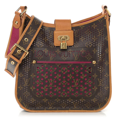 Louis Vuitton Monogram Perforated Musette Fuchsia 1 of 11