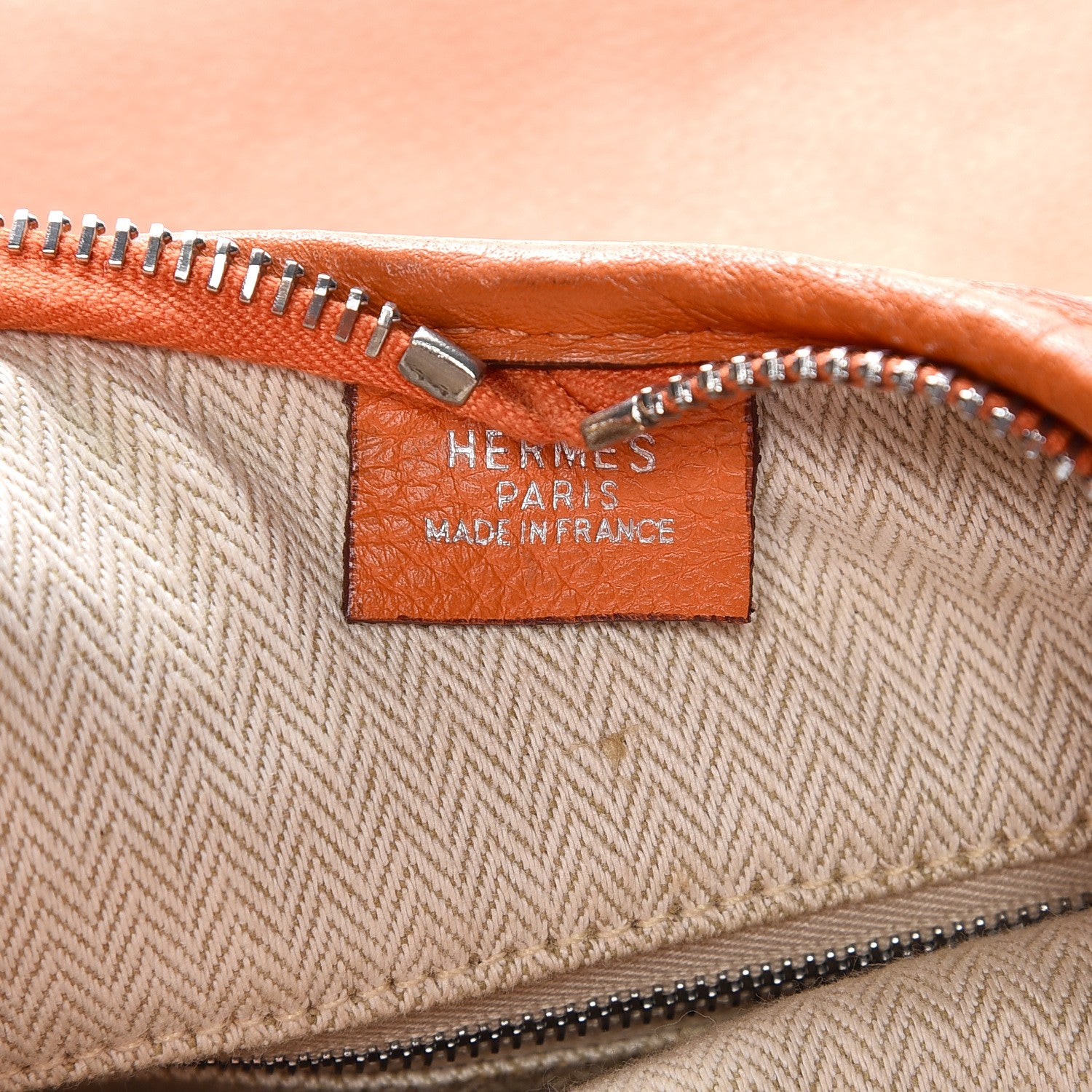 Hermes Taurillon Clemence Massai PM Orange 7 of 12