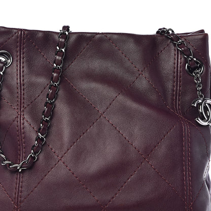 Chanel Lambskin Soft Touch Shoulder Bag Prune 10 of 10