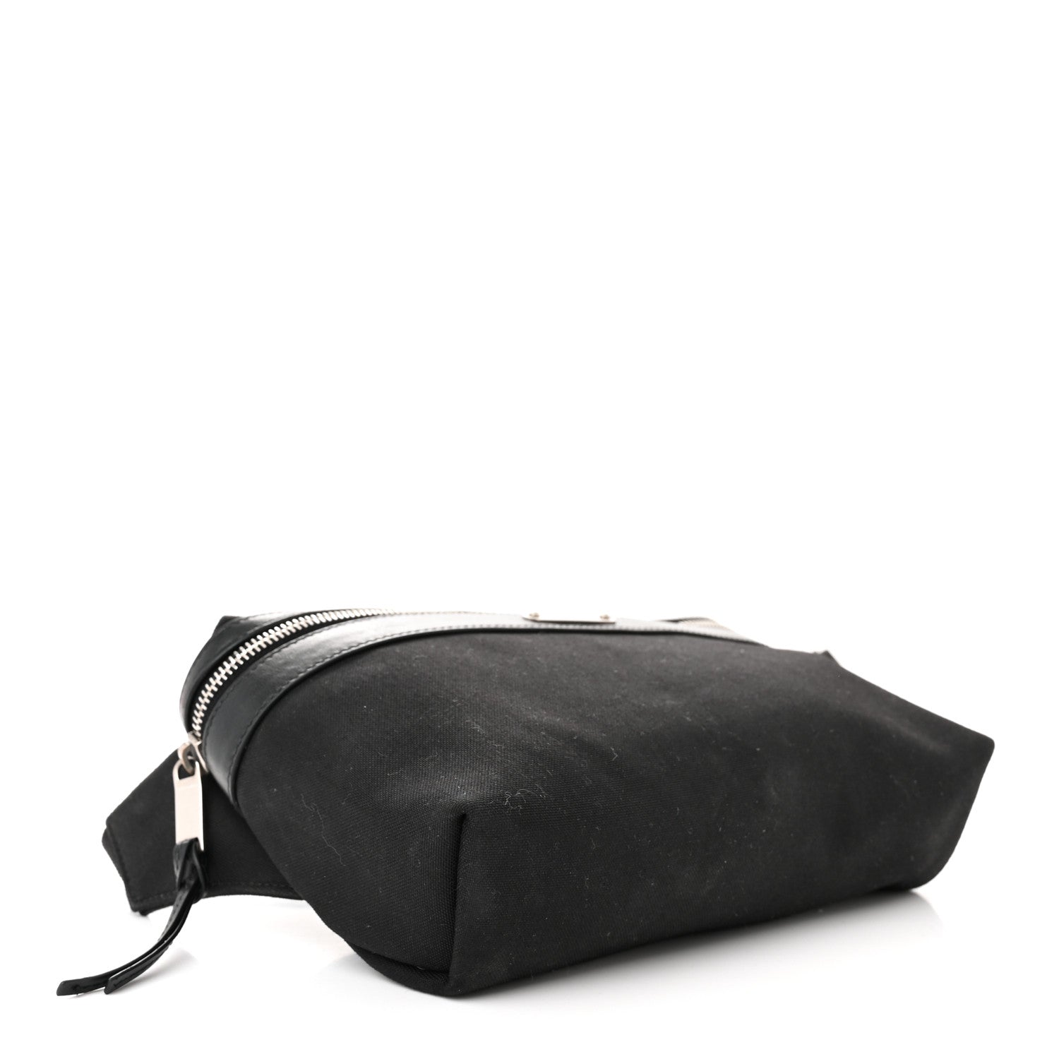 Saint Laurent Canvas Calfskin City Belt Bag Black 4 of 10