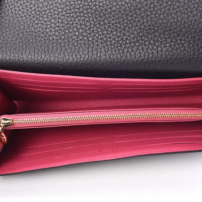 Louis Vuitton Taurillon Capucines Wallet Black 5 of 7